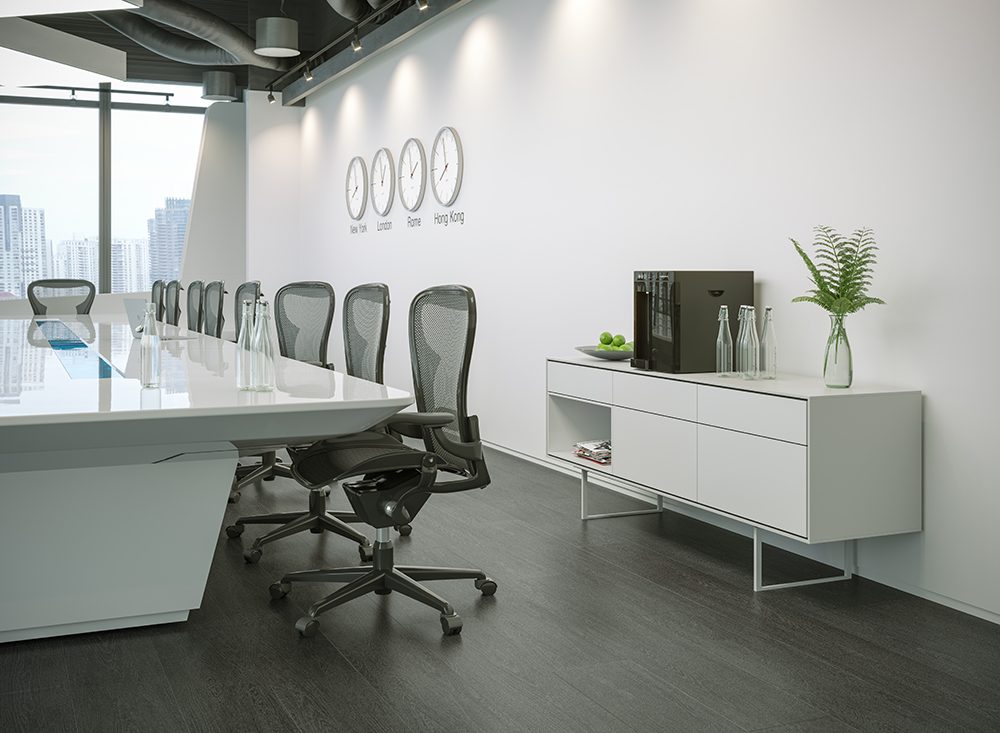 Carbon8 in office conference room