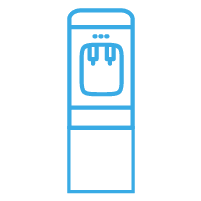 bottleless water cooler icon